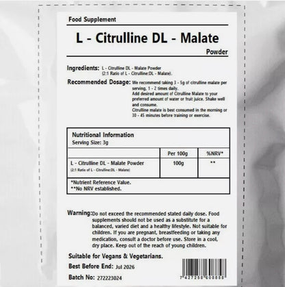 Citrulline Malate- ENERGY