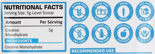 Creatine Monohydrate - NO FLAVOUR
